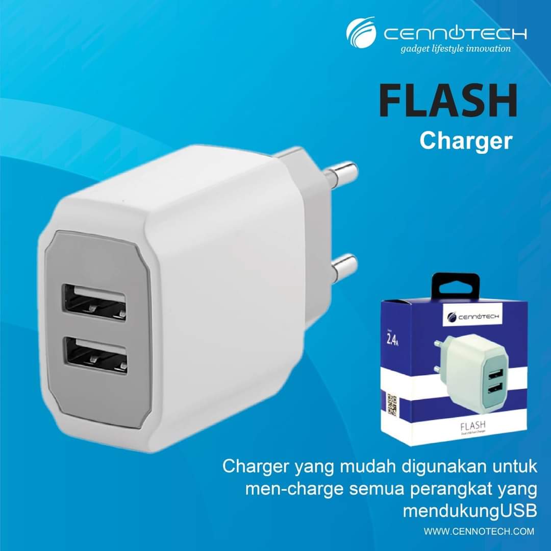 BATOK CHARGER CENNOTECH FLASH
